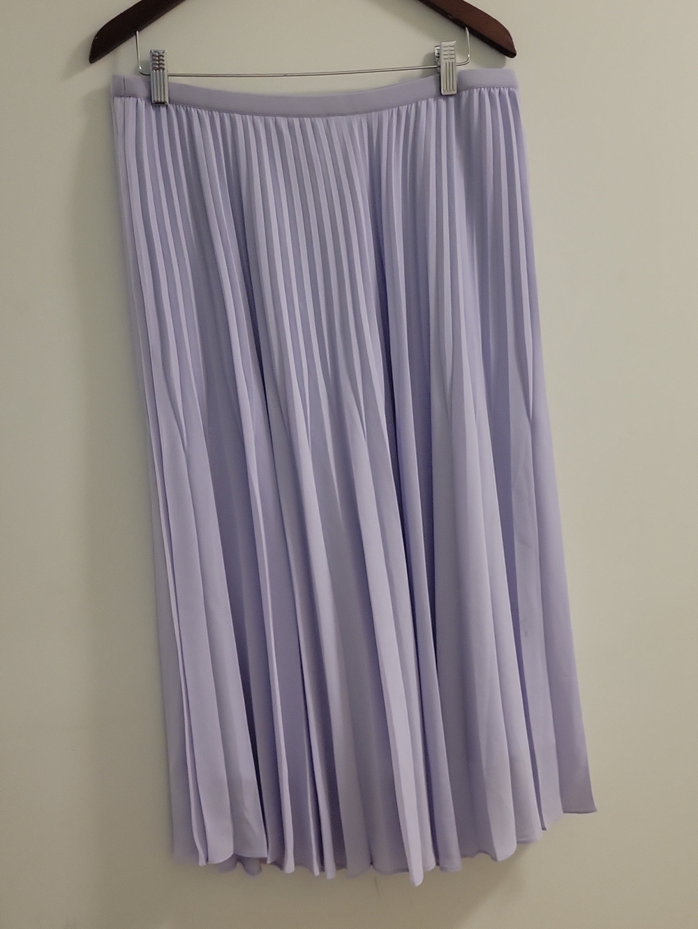 Uniqlo Lilac Pleated Midi Skirt Suze Xl